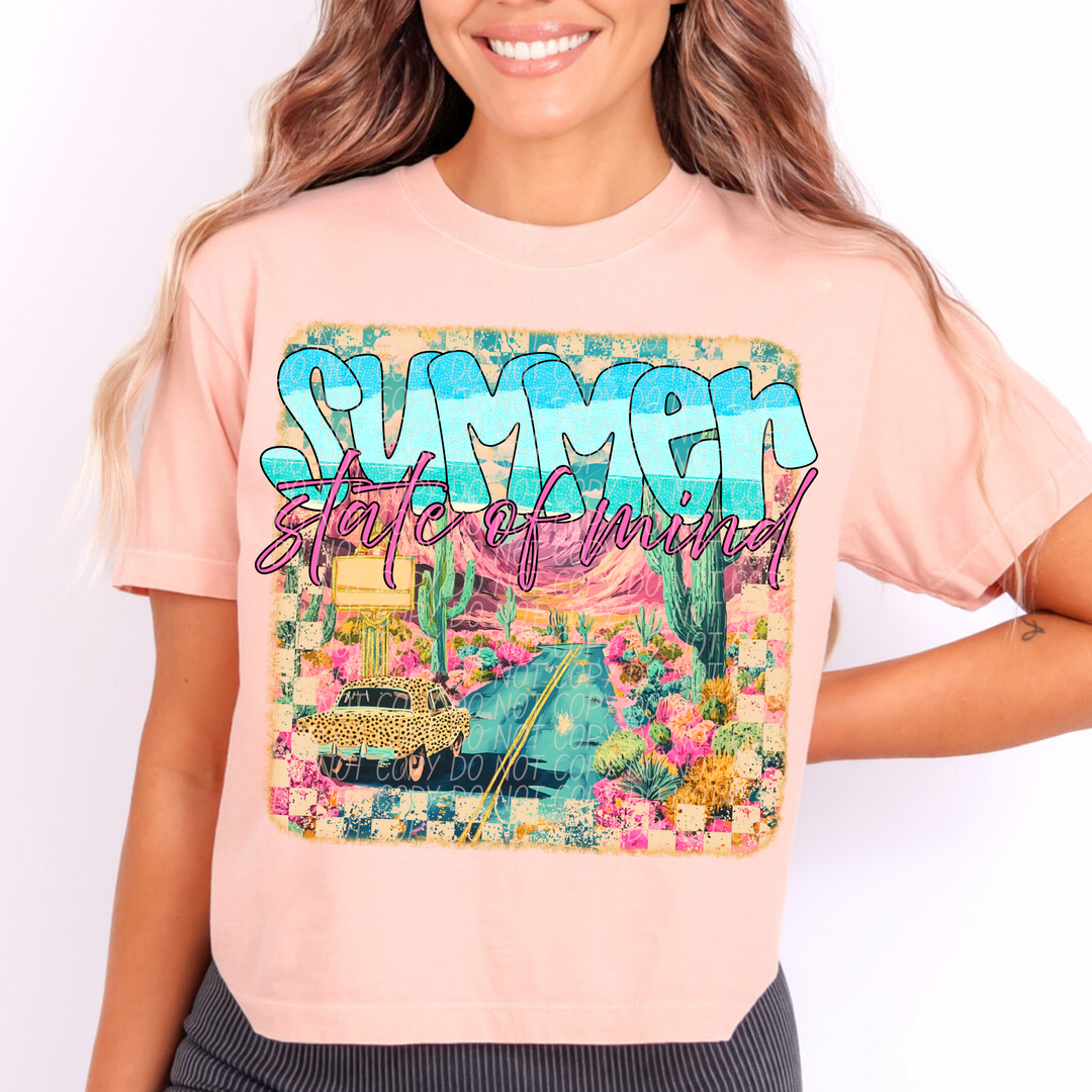 Summer State of Mind Road Trip DTF Print
