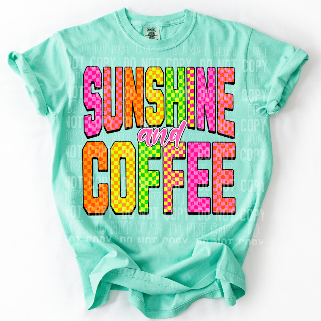 Sunshine And Coffee DTF Print