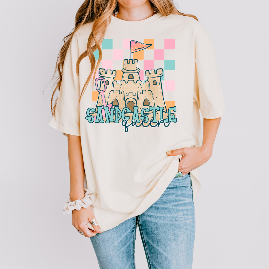 Sandcastle Queen DTF Print