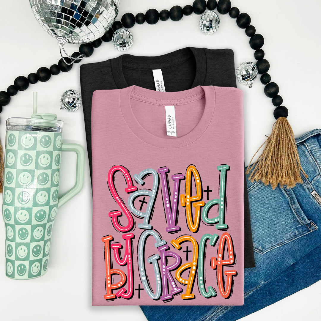 Saved By Grace DTF Print