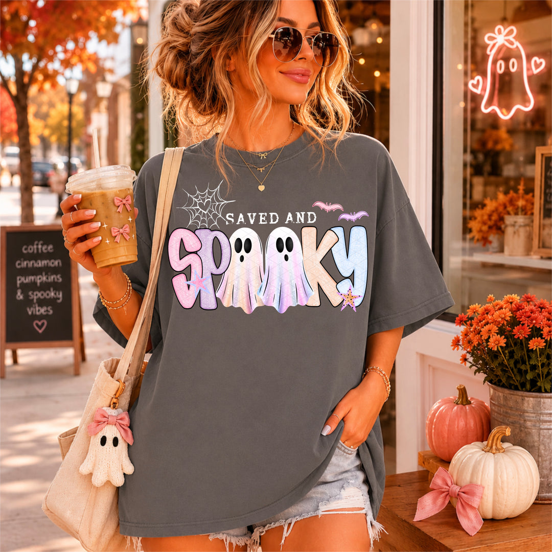 Saved And Spooky DTF Print