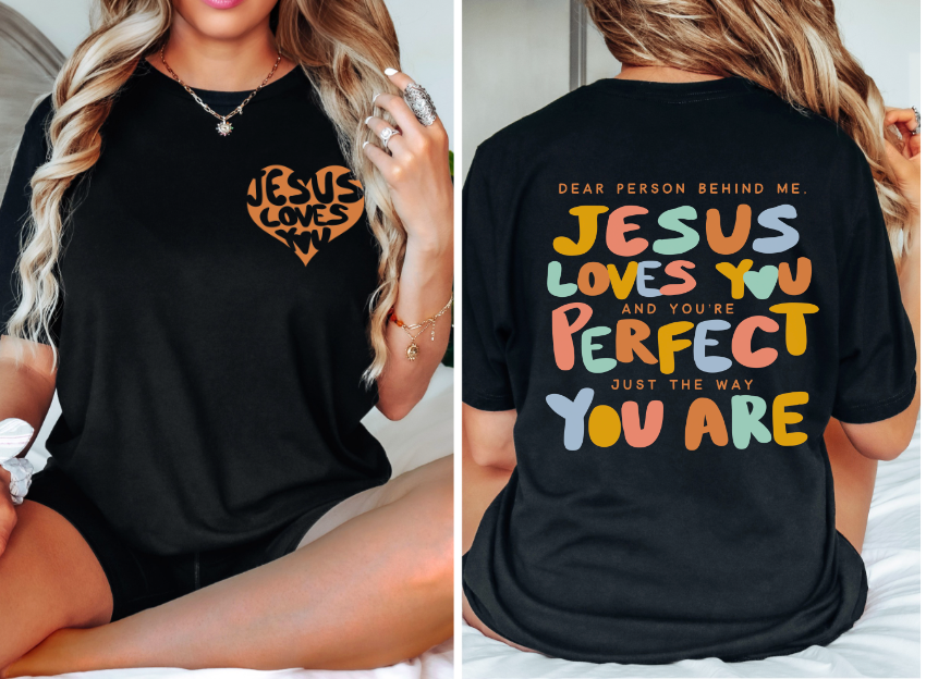 Jesus Loves You DTF Print