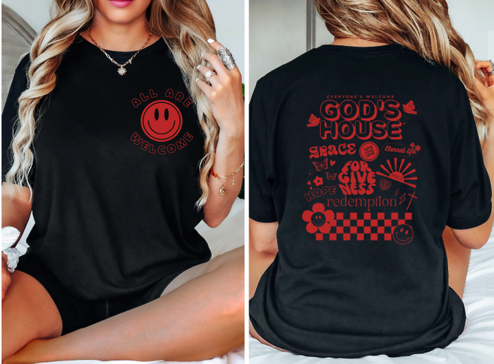 God's House DTF Print