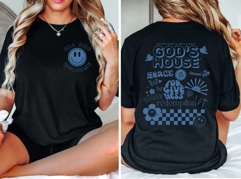 God's House DTF Print