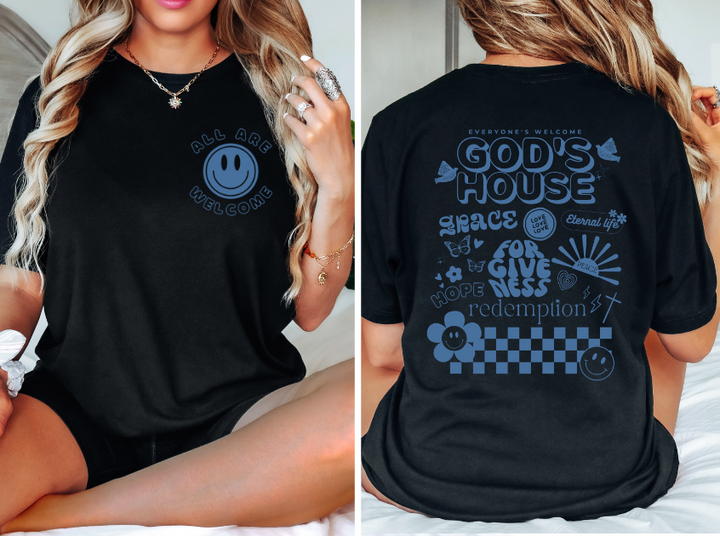 God's House DTF Print