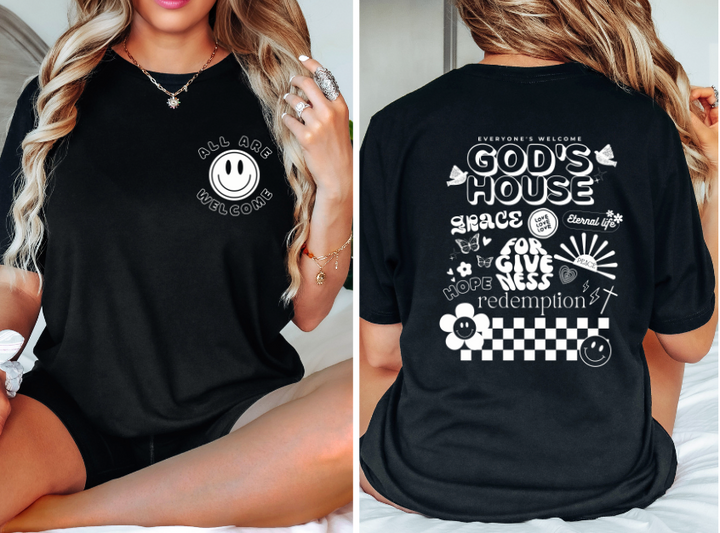 God's House DTF Print