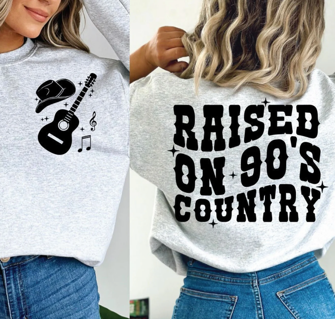 Raised on 90's Country DTF Print