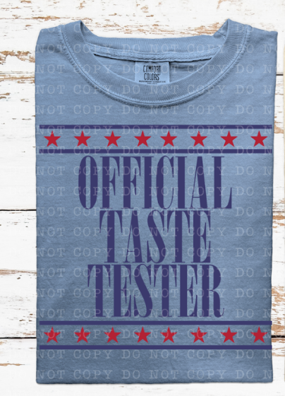 Official Taste Tester DTF Print