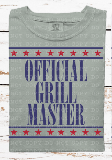 Official Grill Master DTF Print
