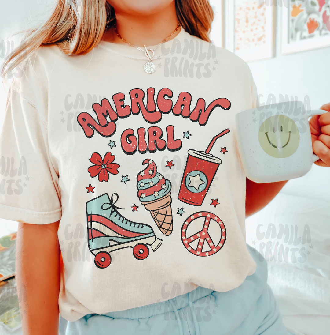 American Girl DTF Print