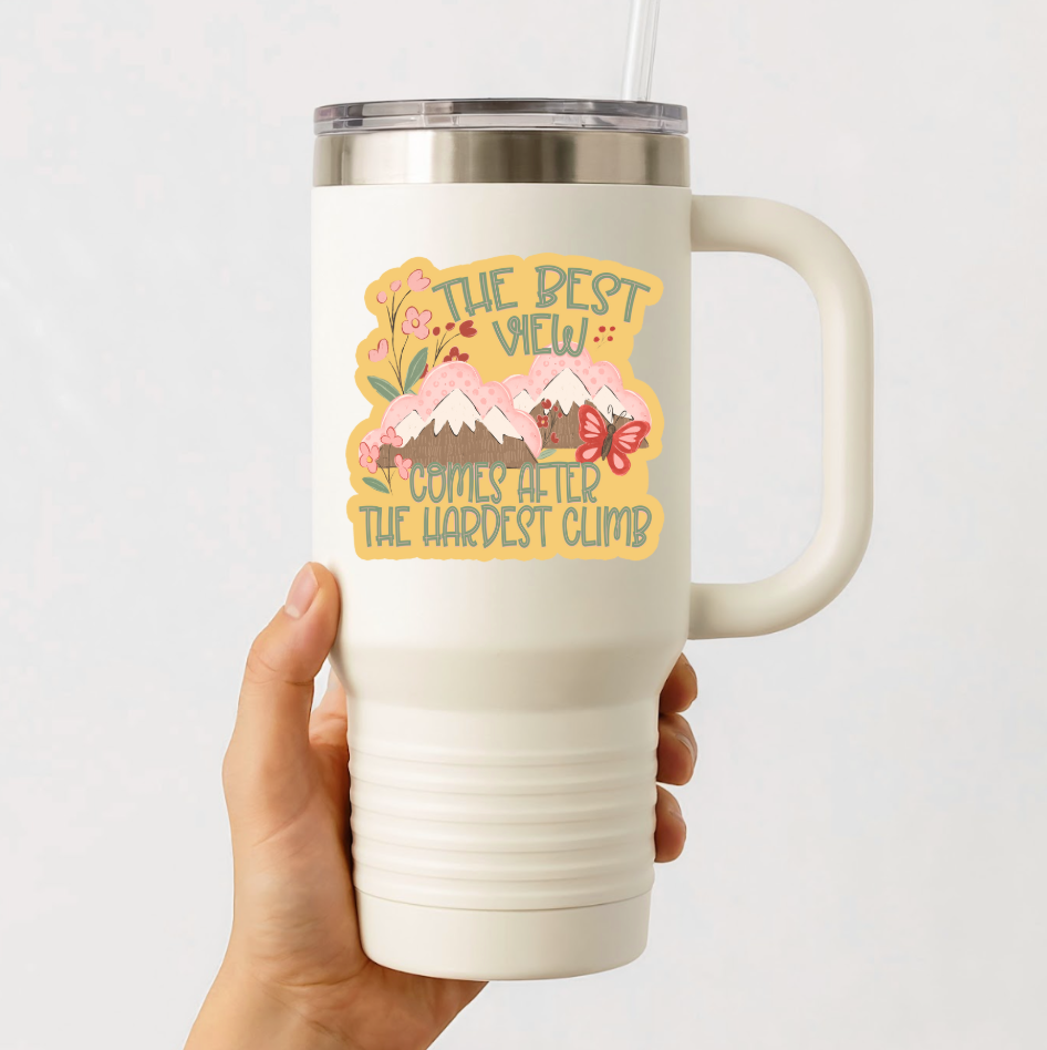 The Best View Die Cut Stickers