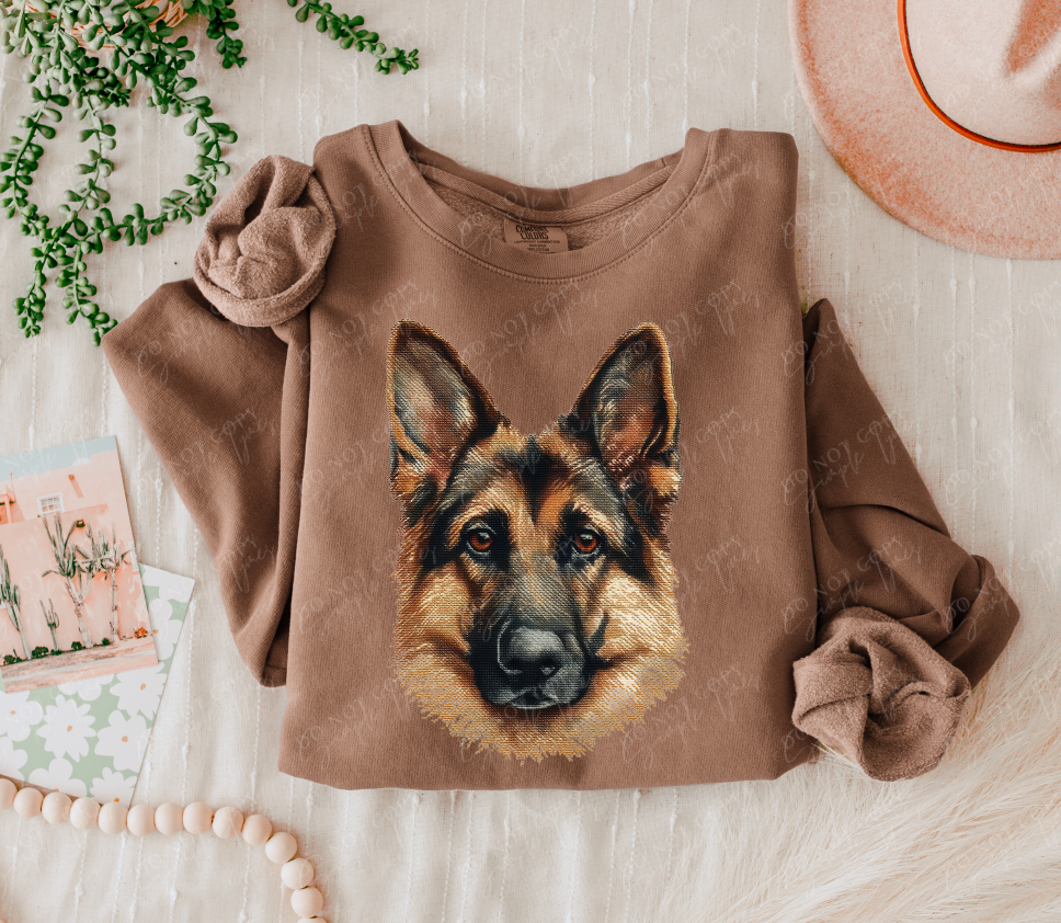 Needlepoint Pets DTF Print