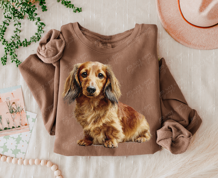 Needlepoint Pets DTF Print