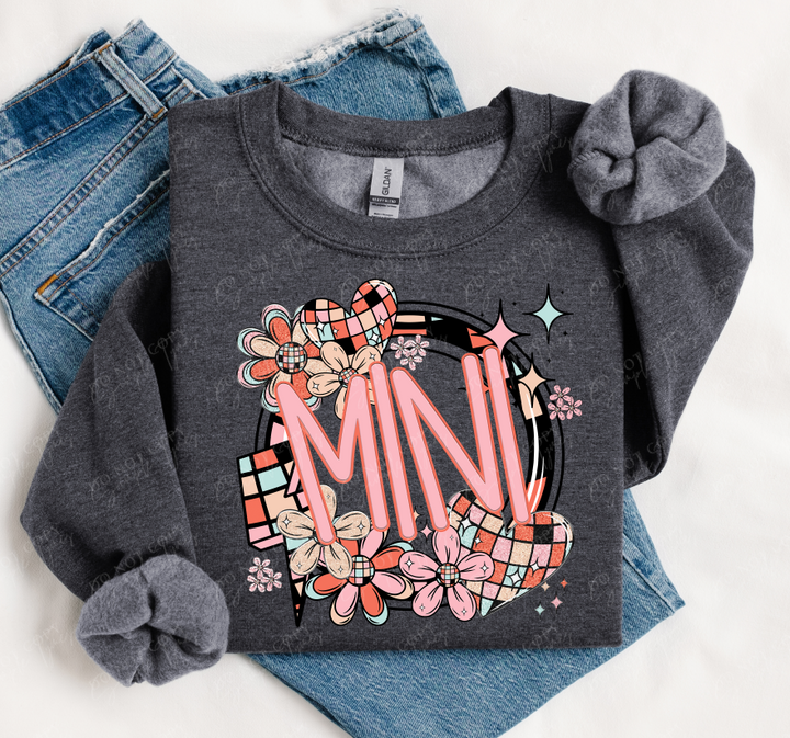 Daisy Heart Names DTF Print