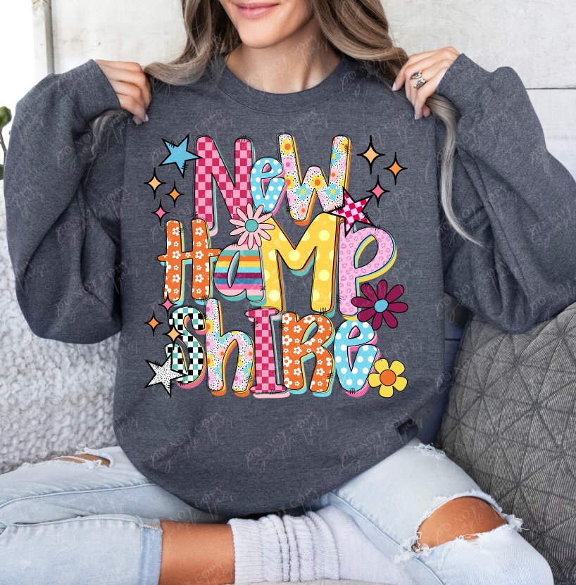 Funky Fresh States DTF Print