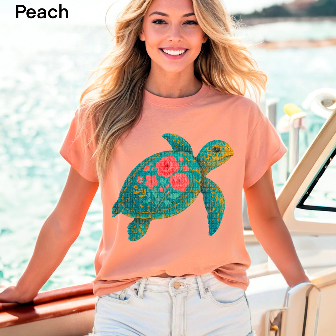 Sea Turtle DTF Print