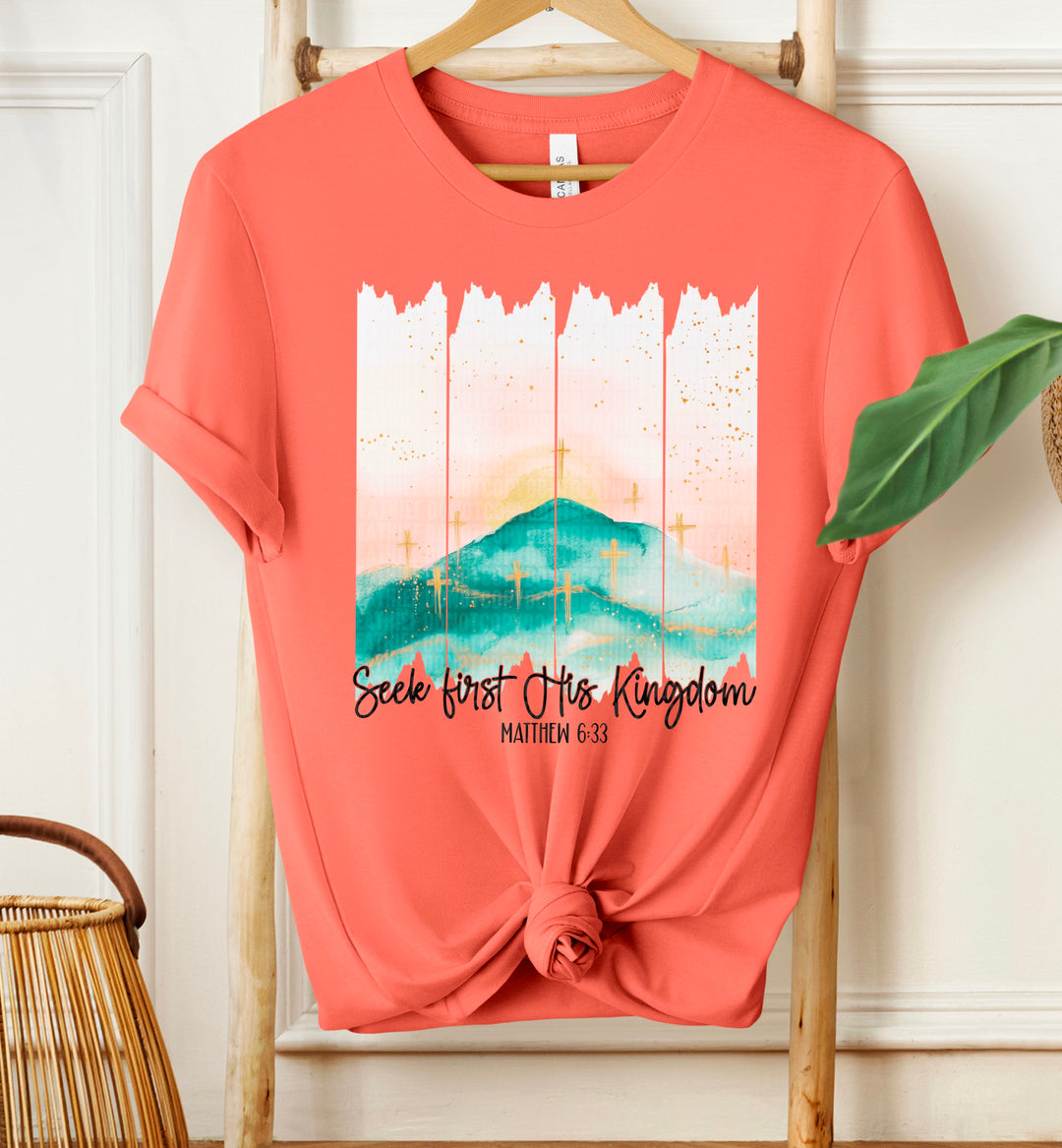 Seek First His Kingdom DTF Print