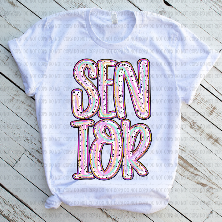 Color Dotted Grade Levels DTF Print