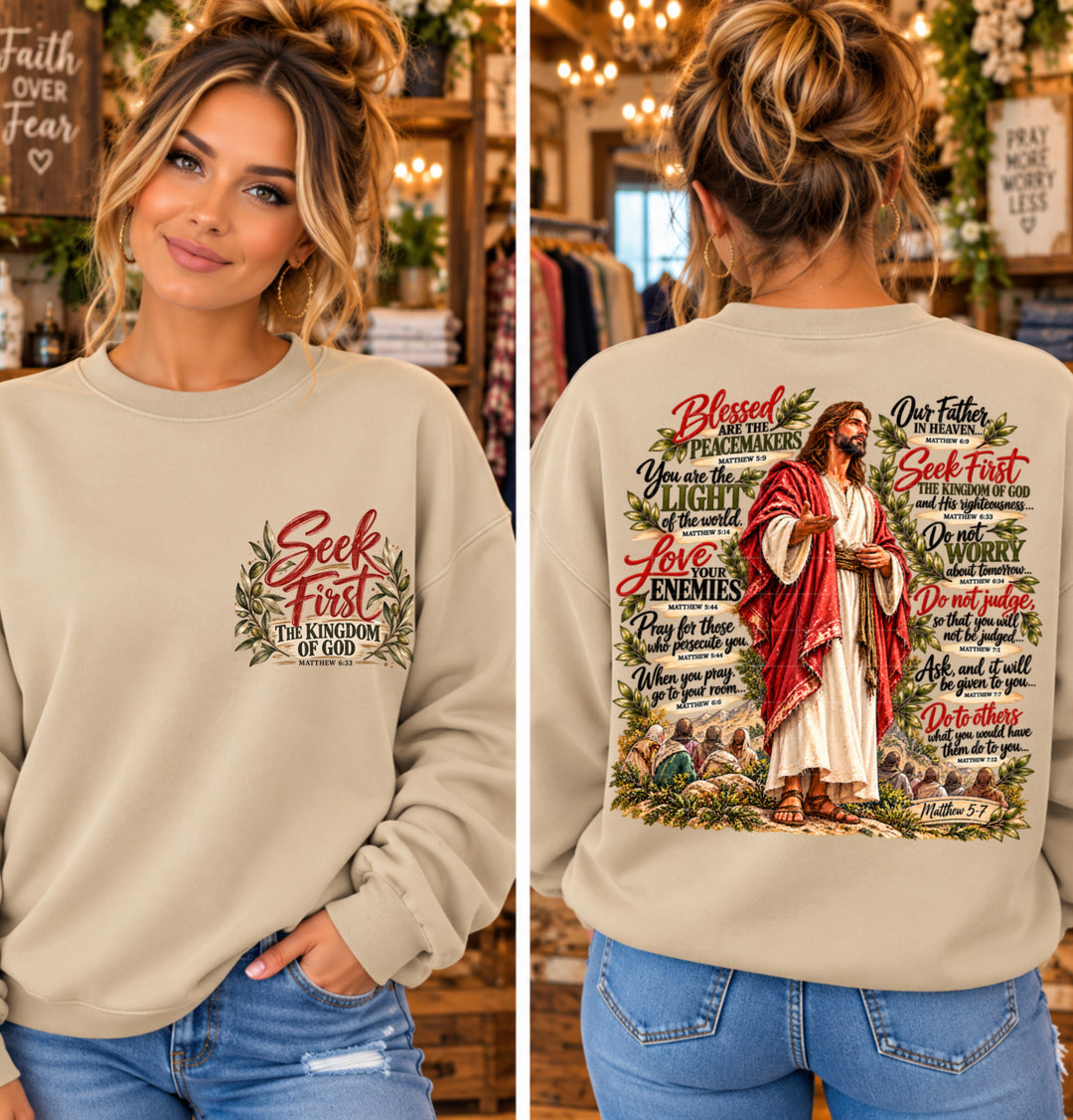Sermon On The Mount DTF Print