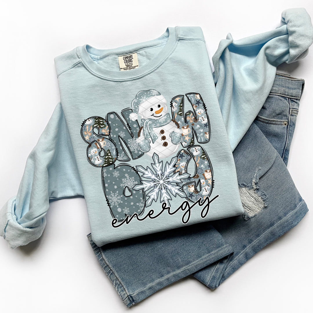 Snow Day Energy DTF Print