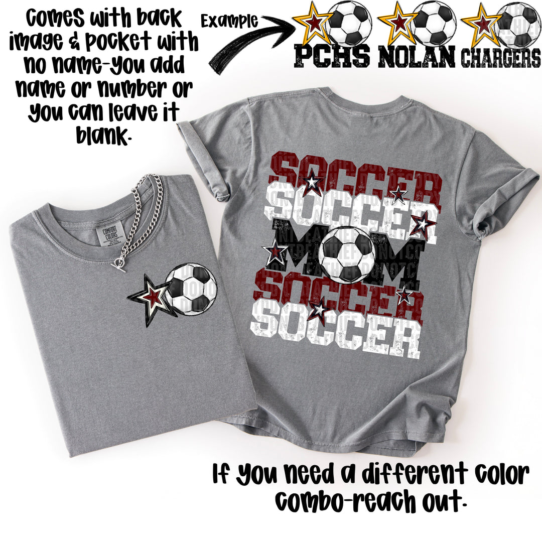 Soccer Mom Collection FRONT DTF Print
