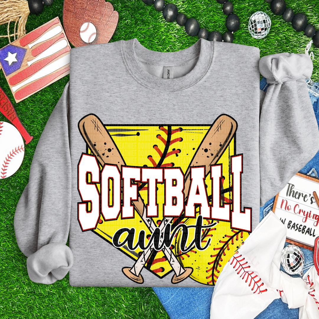Softball DTF Print