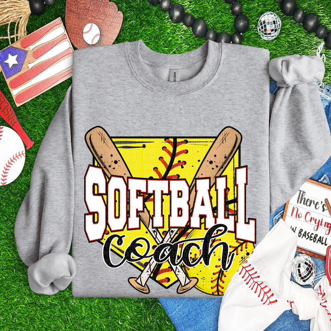 Softball DTF Print