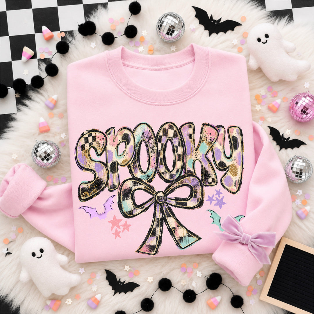 Spooky Bow DTF Print