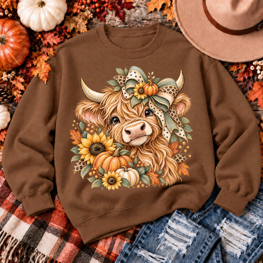 Sweet Fall Highland DTF Print