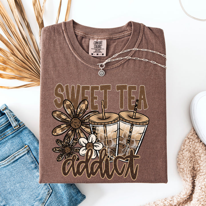 Sweet Tea Addict DTF Print