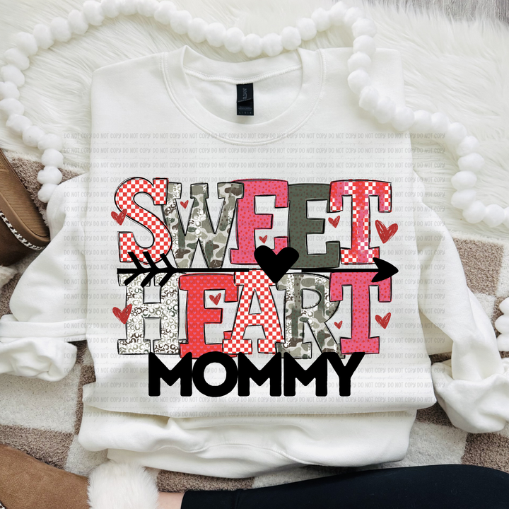 Sweet Heart Titles DTF Print