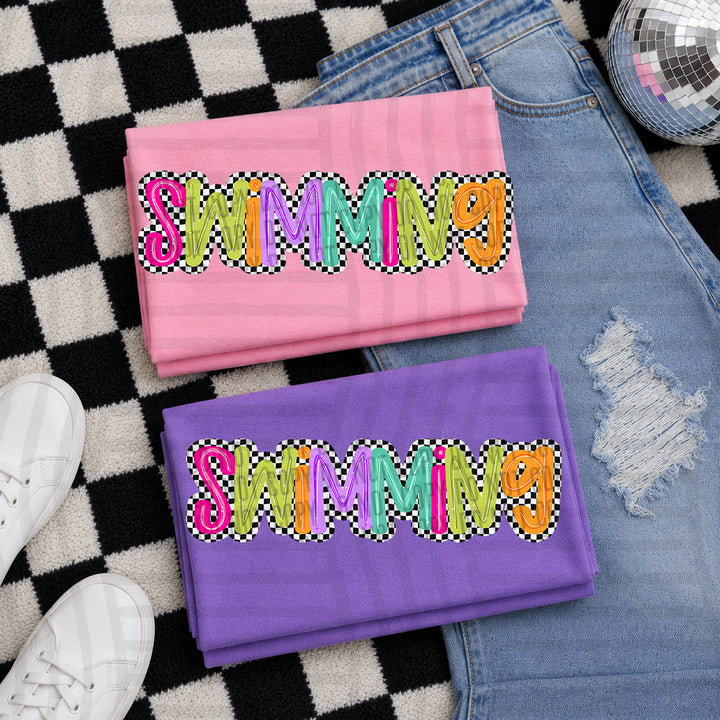 Simply Checkered Sports DTF Print