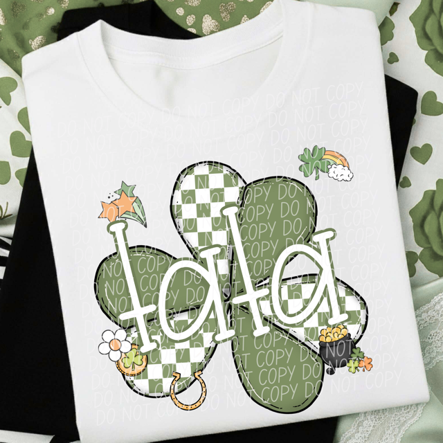 St Patrick Names DTF Print