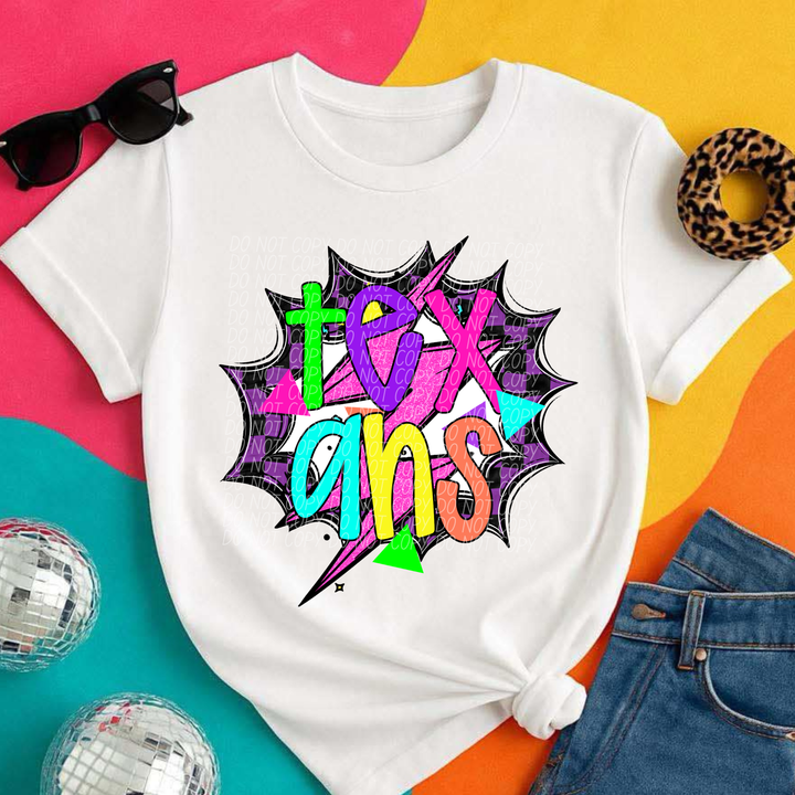 80's Hero Mascots DTF Print