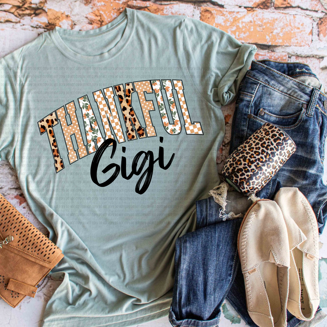 Thankful Titles DTF Print