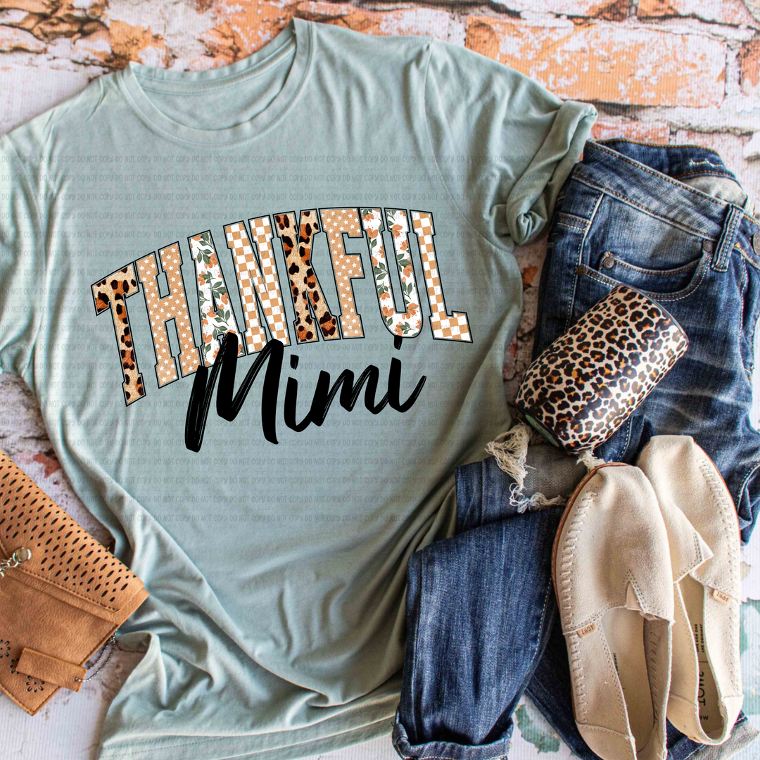 Thankful Titles DTF Print