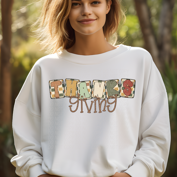 Thanksgiving DTF Print