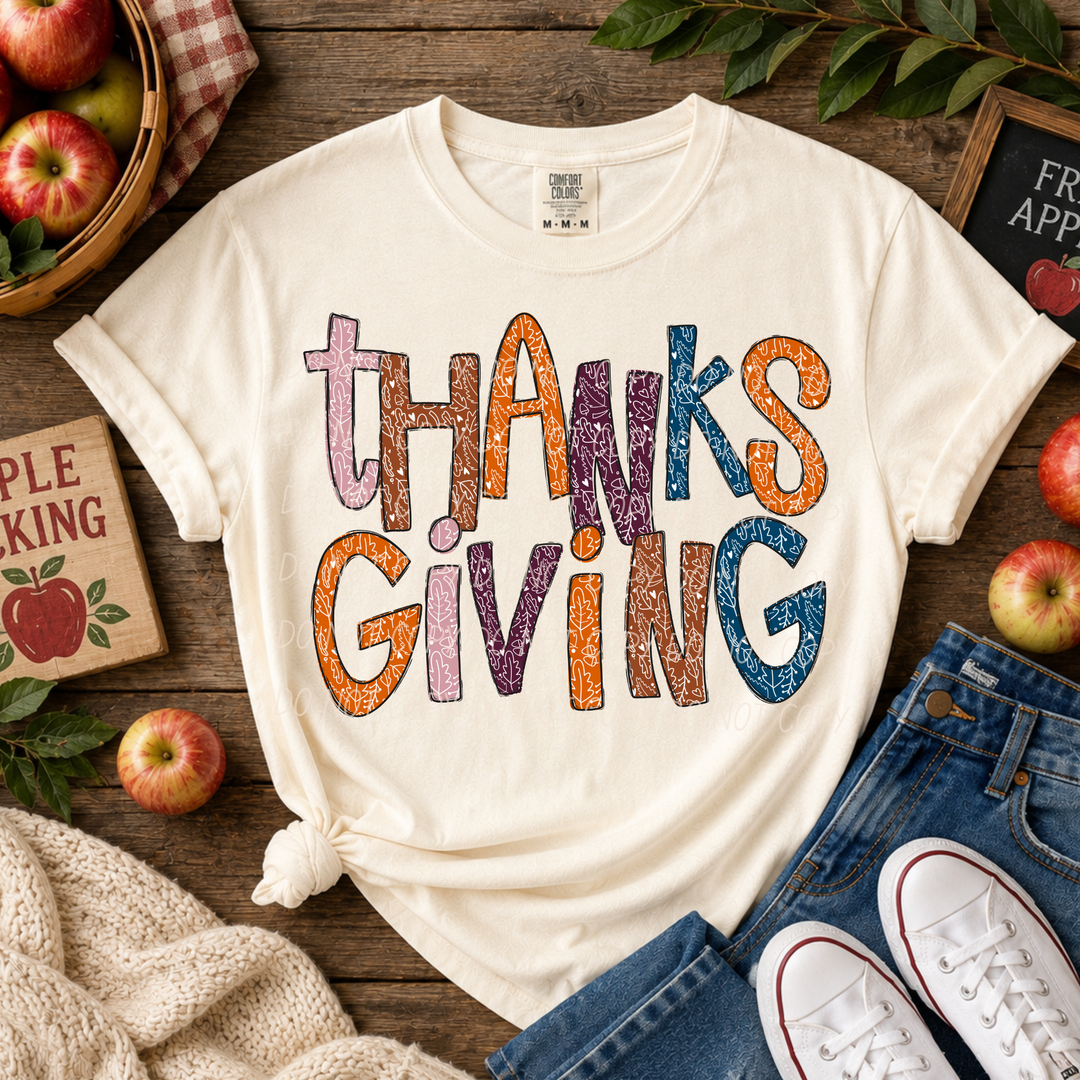 Thanksgiving DTF Print
