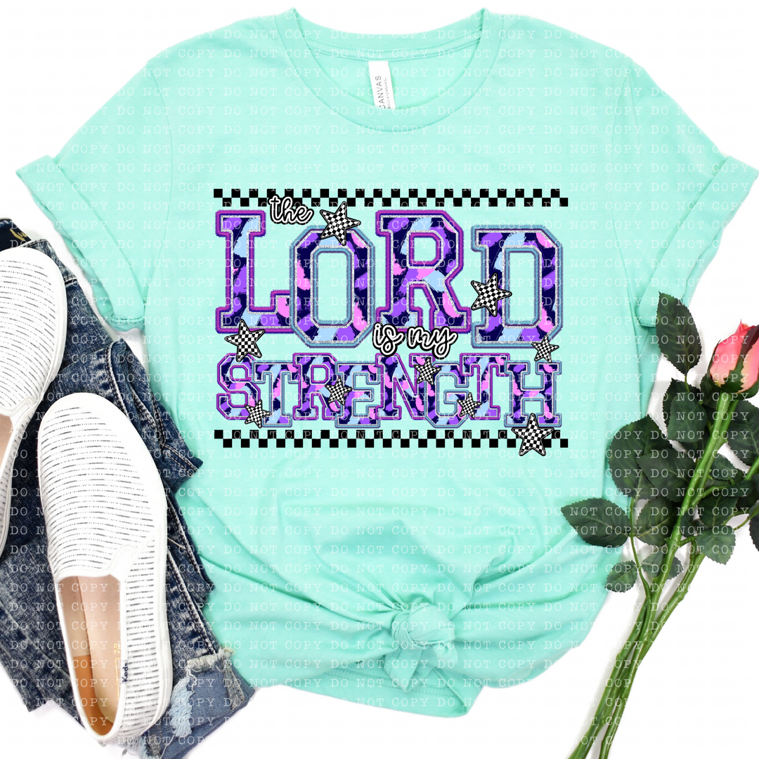 The Lord is my Strength DTF Print