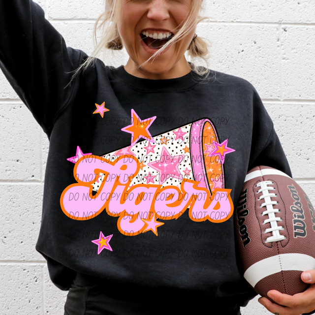 Pink Cheer DTF Print