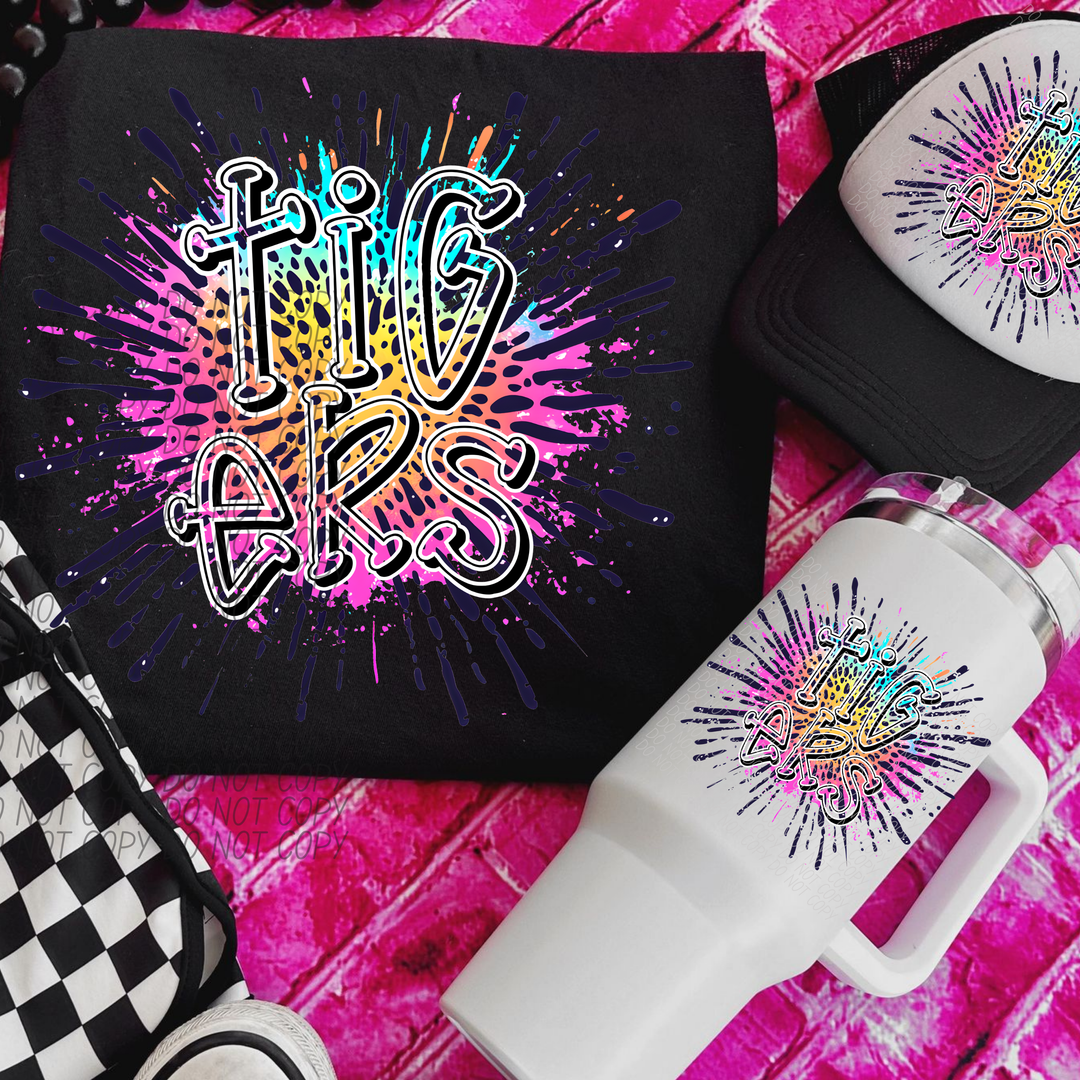 Color Splash Mascots Youth DTF Print