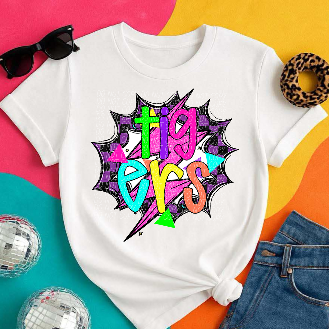 80's Hero Mascots DTF Print