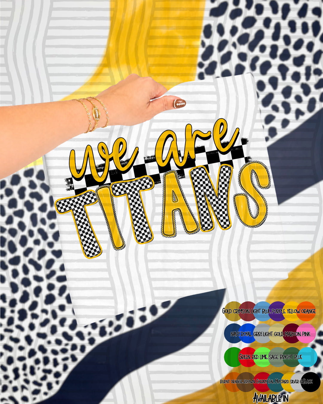 We Are Checker Crush Colors Mascots DTF Print