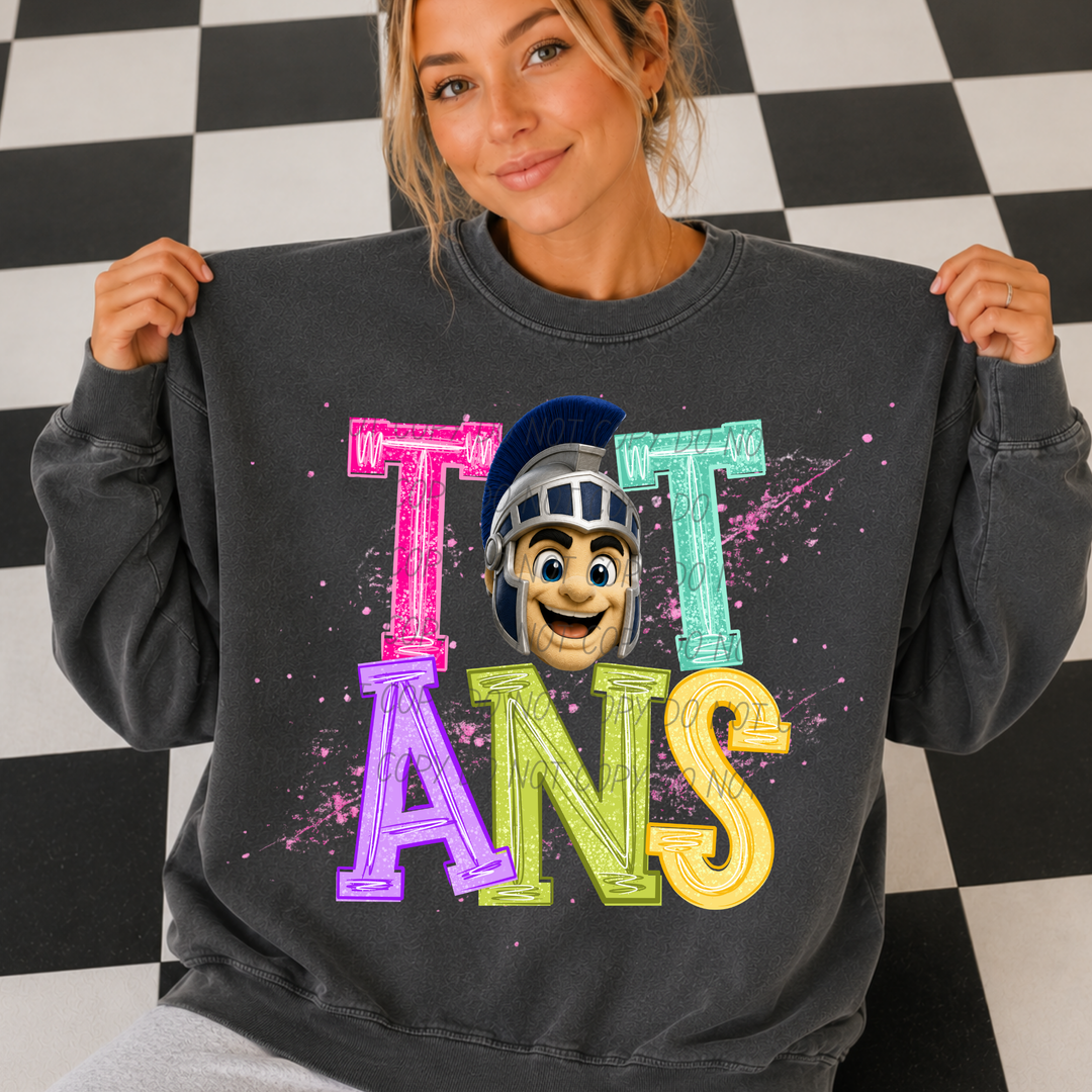 Happy Little Mascots DTF Print