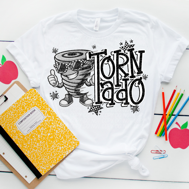 Black and White Mascots DTF Print