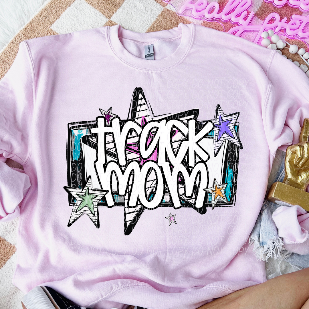 Bright Stars Sports Mom DTF Print