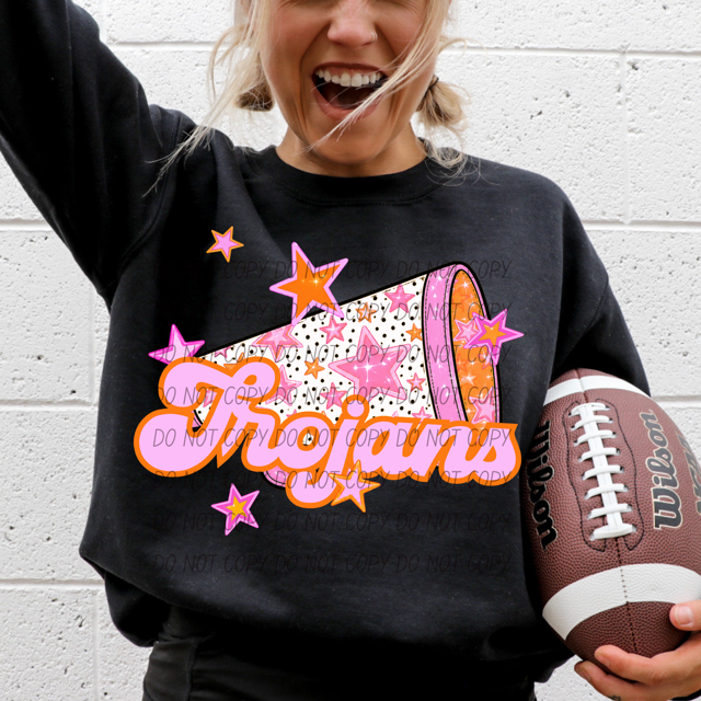Pink Cheer DTF Print