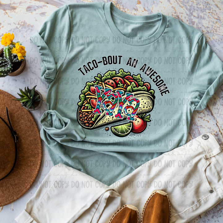 Taco Bout an Awesome Names DTF Print