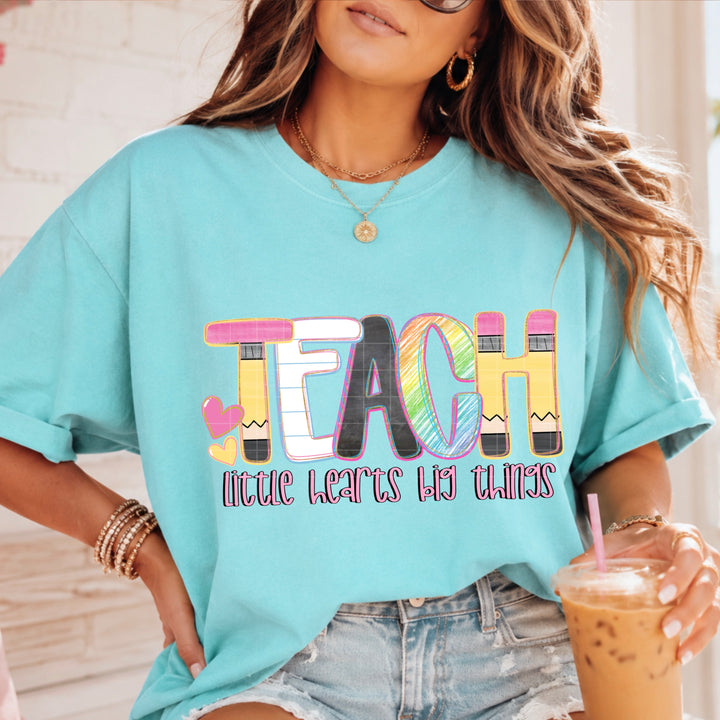 Teach Little Hearts DTF Print