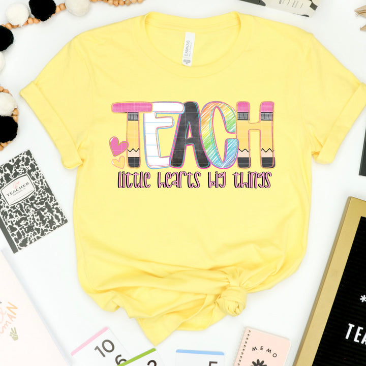 Teach Little Hearts DTF Print